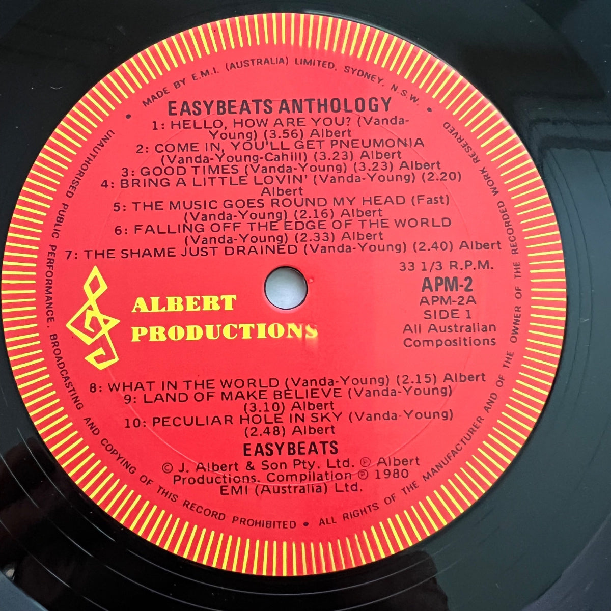 Easybeats - Absolute Anthology / 2 LP - 1. Pressage australien. 1980 - (M-/VG++)