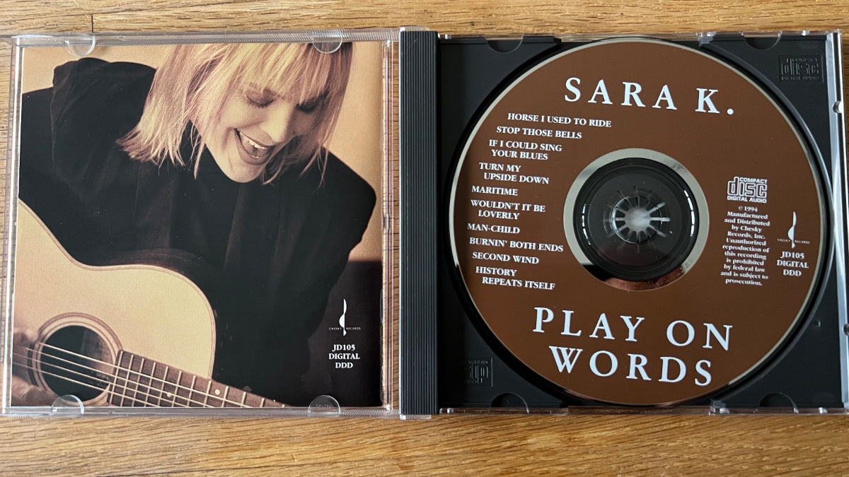 Sara K. - Play On Words / CD - 1st US Press. 1994 - (M-/M-)
