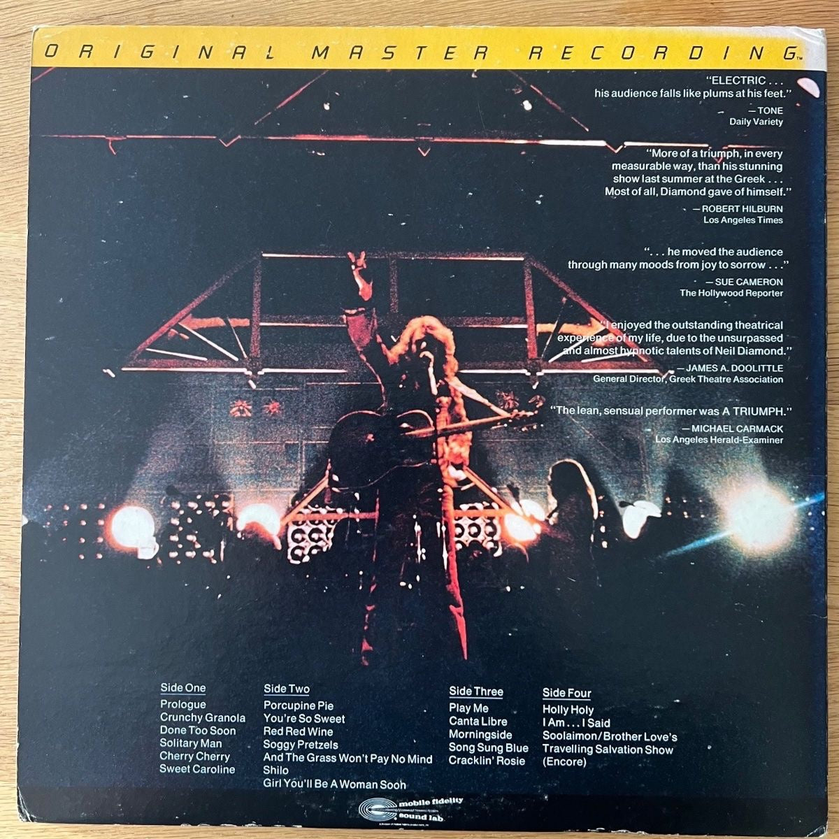 Neil Diamond - Hot August Night / 2 LPs -Audiophile MFSL 1980 - (M-/ VG+)