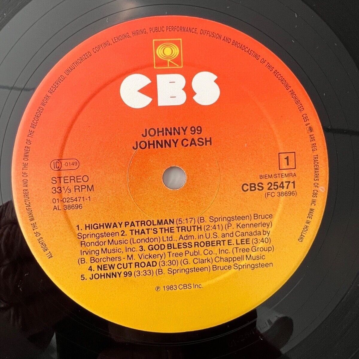 Johnny Cash - 99 / 1. NL-Press. 1983 - (M-/M-)