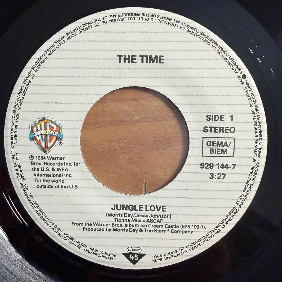 Time - Jungle Love / 1. D-Press. 1984 - (M-/VG++)
