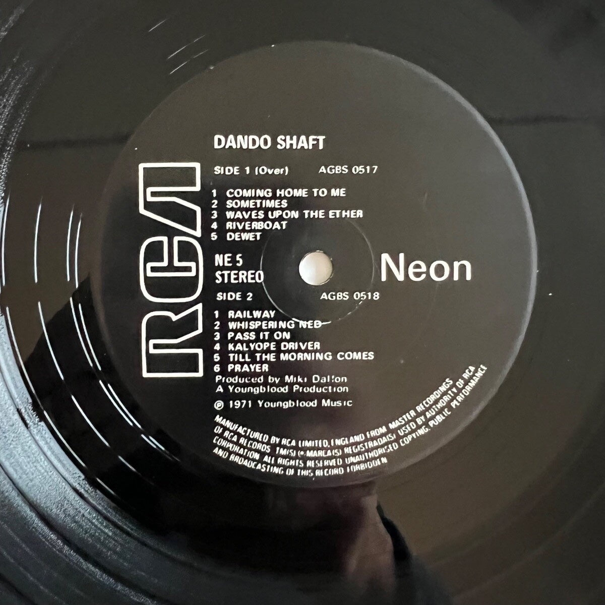 Dando Shaft - Idem / 1re presse britannique. 1971 - (M-/VG++)