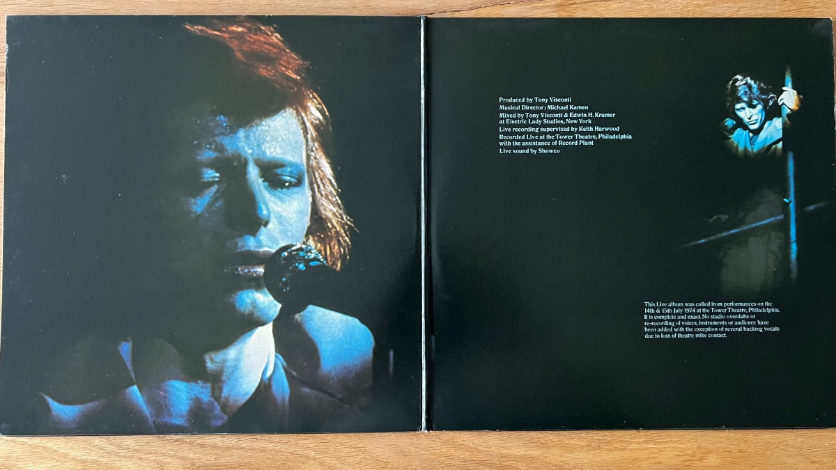 David Bowie - David Live / 2 LP - 1st US Press. 1974 - (M-/VG+)