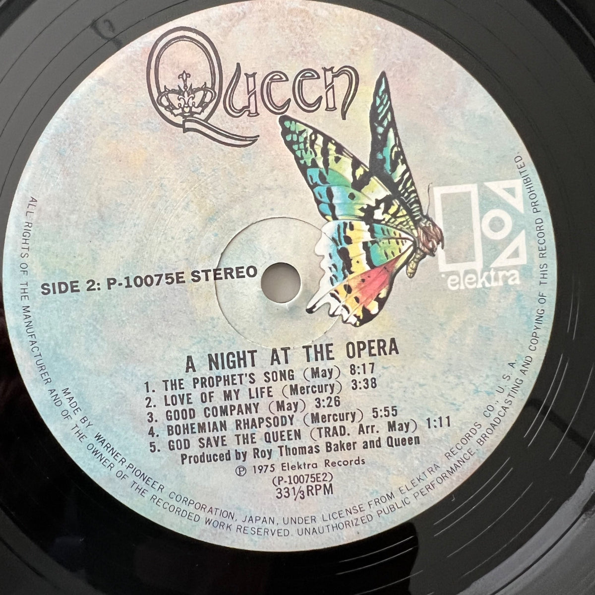 Queen - A Night At The Opera / 1st Japan Press. 1975 - (M-/M-)