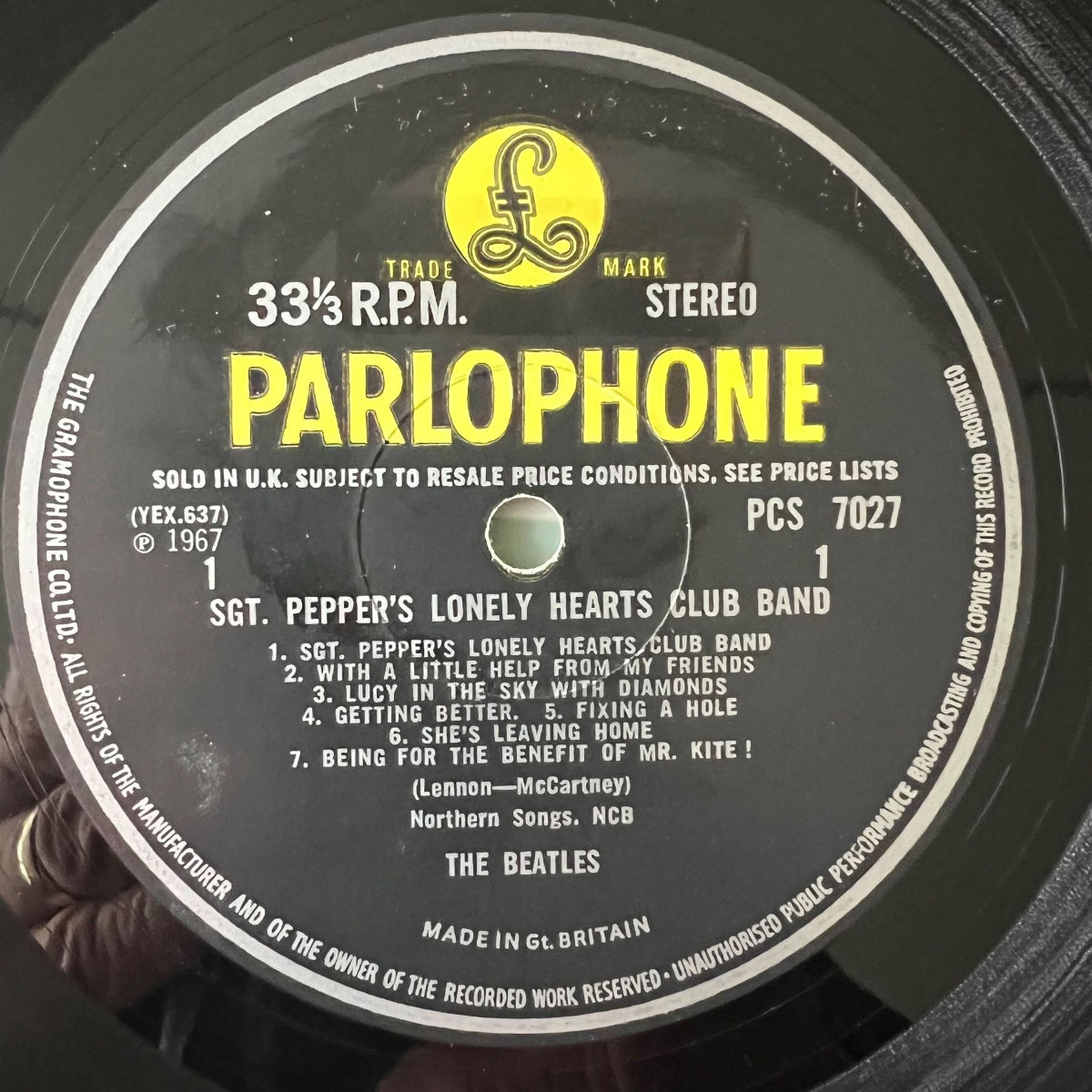 Beatles - Sgt. Pepper's Lonely Hearts Club Band / 1re édition britannique. 1967 - (Valeur VG++/Valeur VG++)