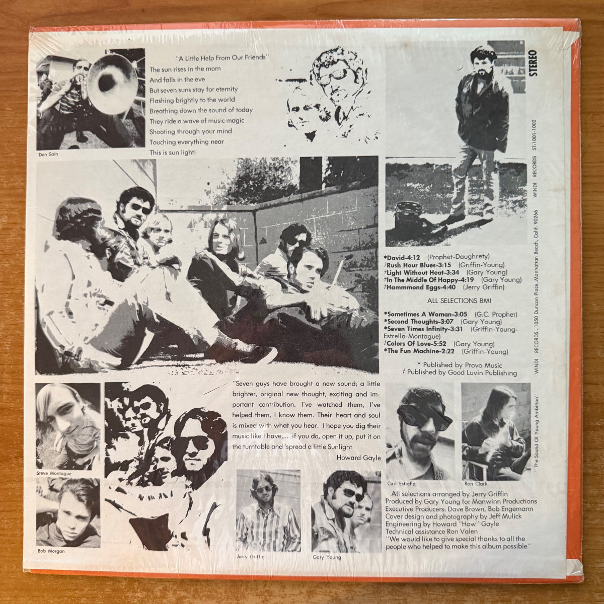Sunlight - Creation Of Sunlight / 1. US-Press. 1970 - (Mint/M-)