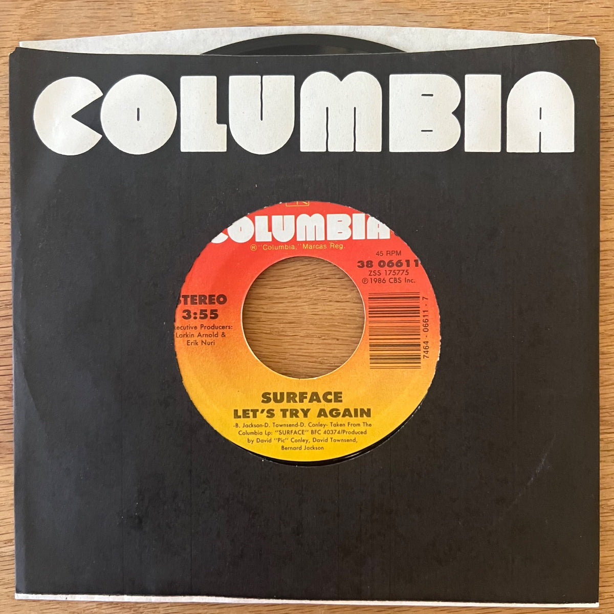 Surface - Happy / 1. US-Press. 1986 - TOP