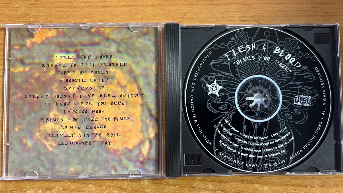 Flesh & Blood - Blues For Daze / CD - 1. UK-Press. 1997 - (M-/M-)
