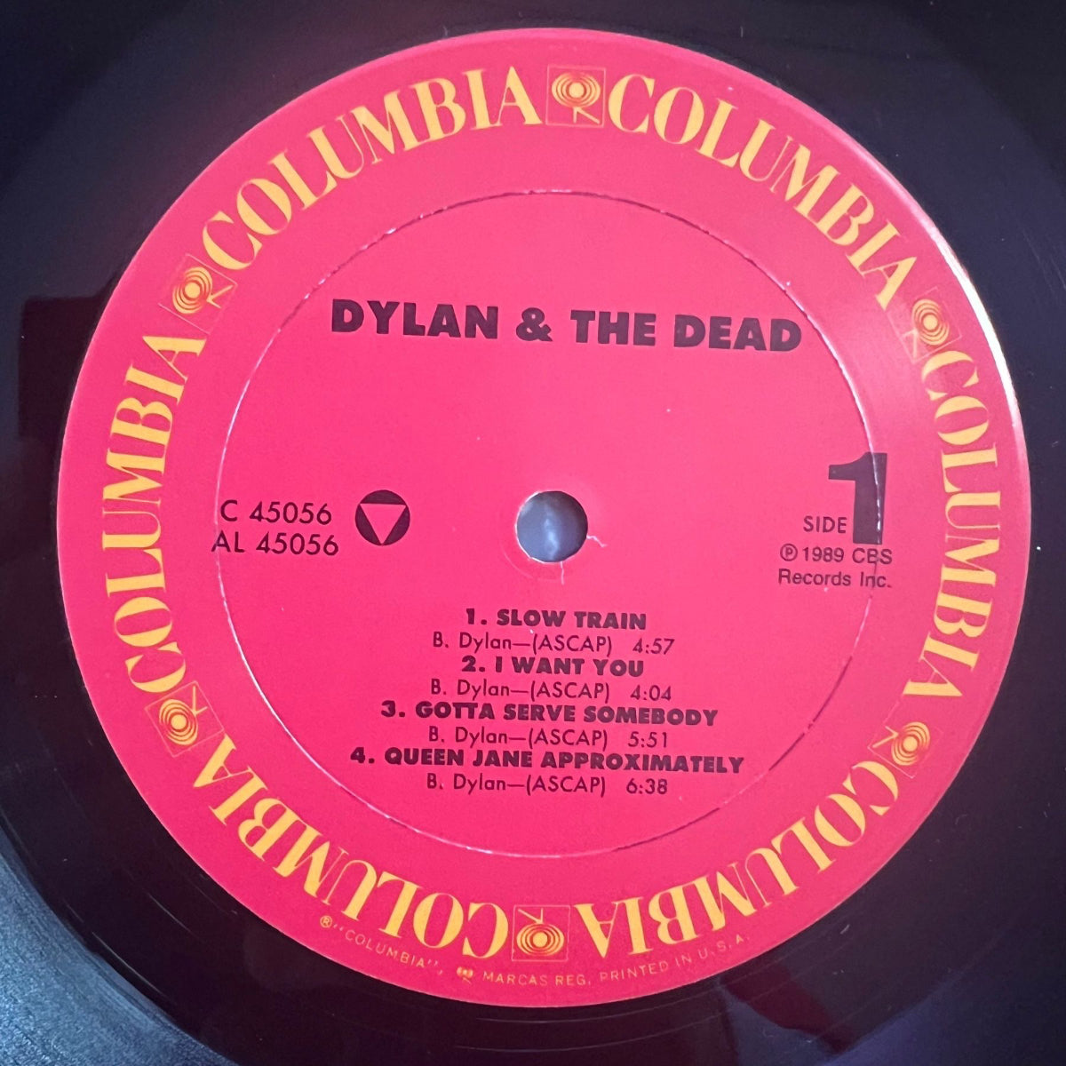 Boby Dylan & The Dead - Same / 1st US Press. 1989 - (M-/M-)