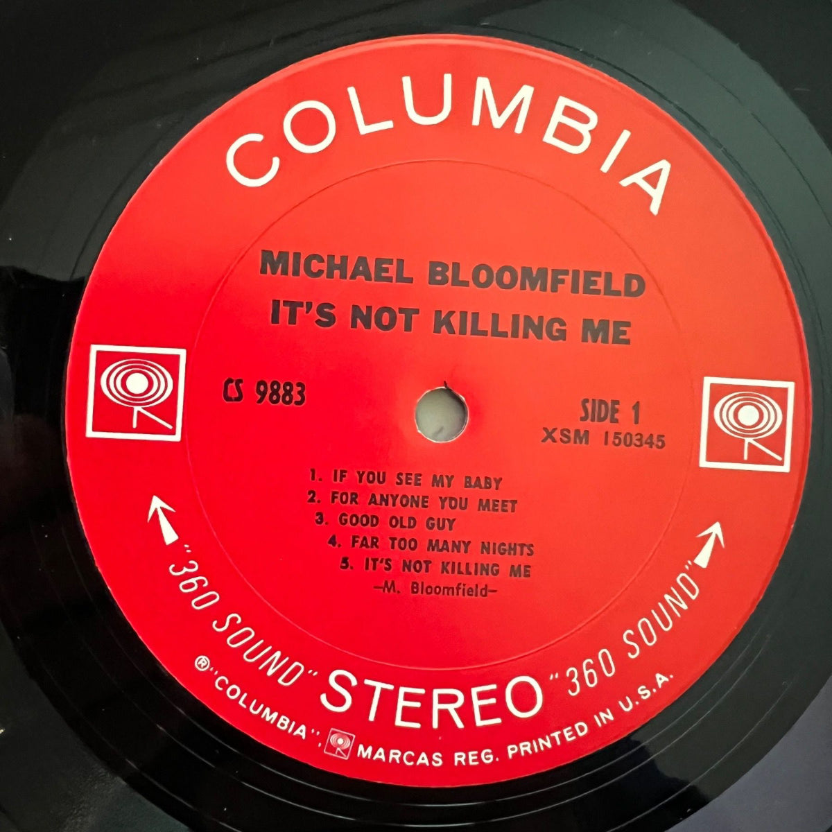 Michael Bloomfield - It's Not Killing Me / 1. US Press. 1969 - (M-/VG+)