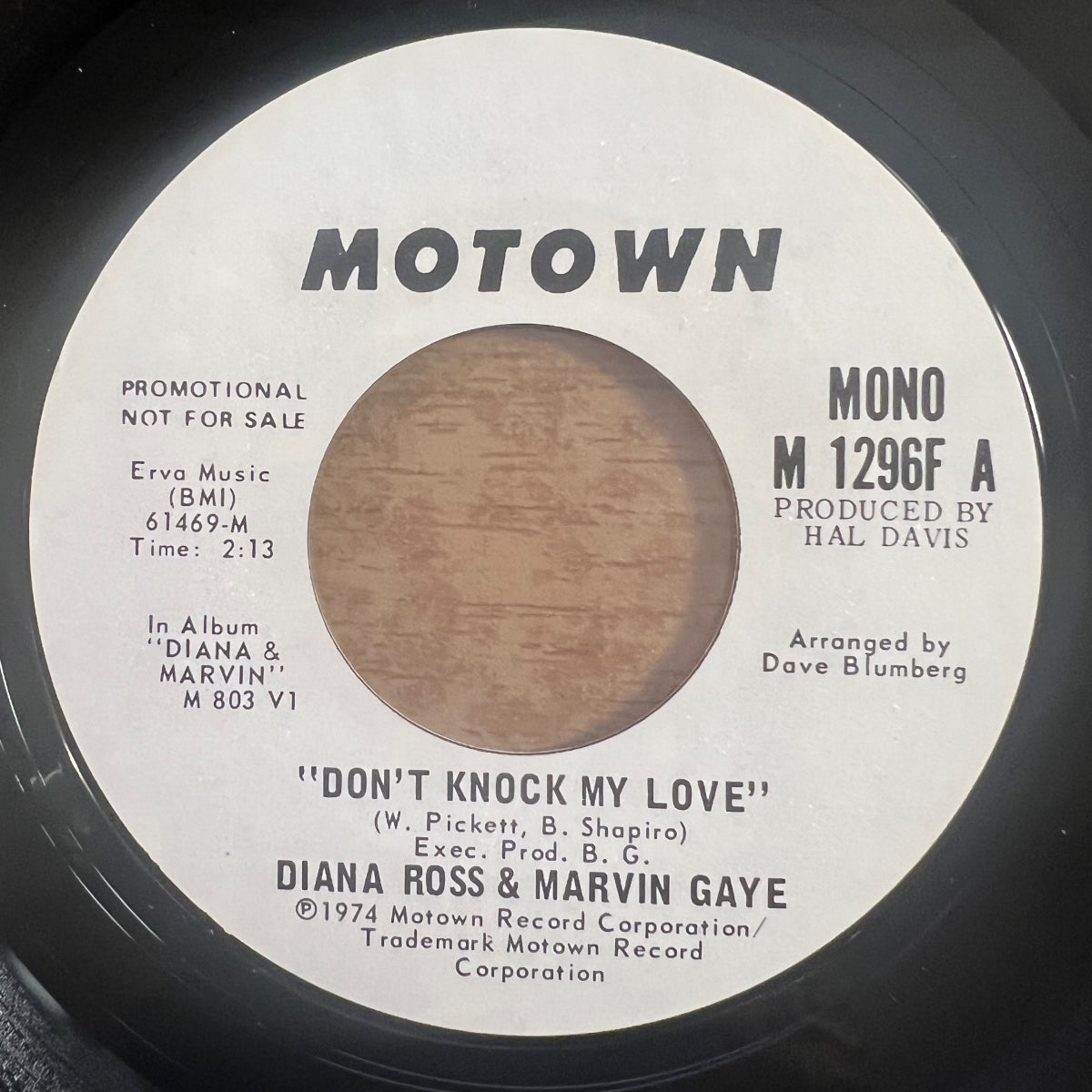 Diana Ross & Marvin Gaye - Don't Knock My Love / US-Promo 1974 - (M-/Neutral)