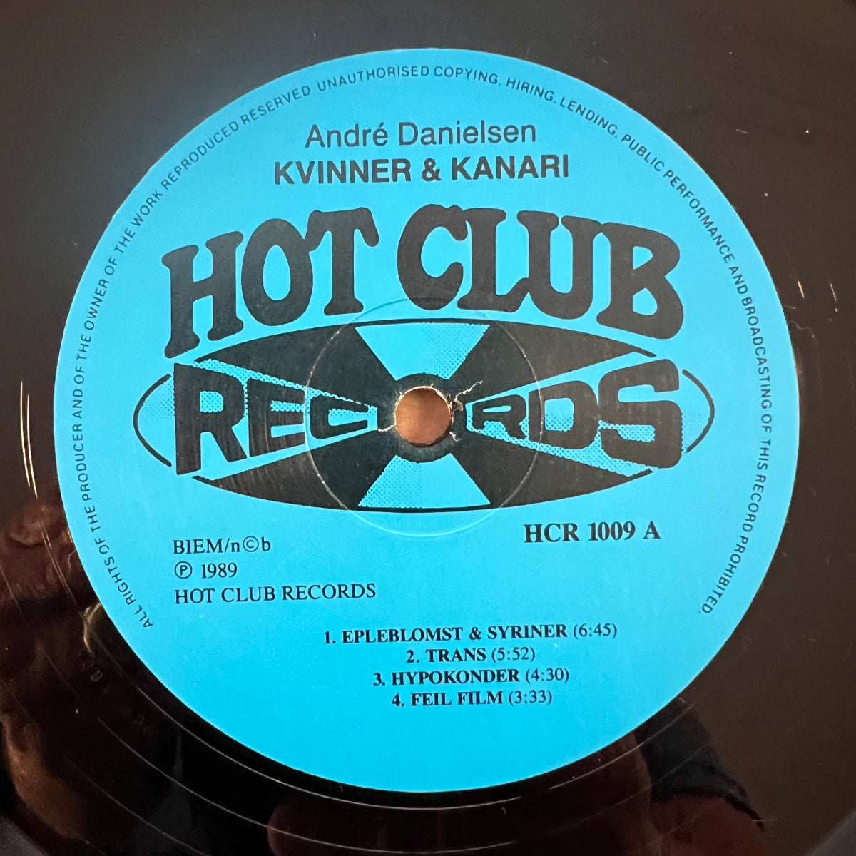 André Danielsen - Kvinner & Kanari / 1. Norway-Press. 1989 - (M-/VG++)