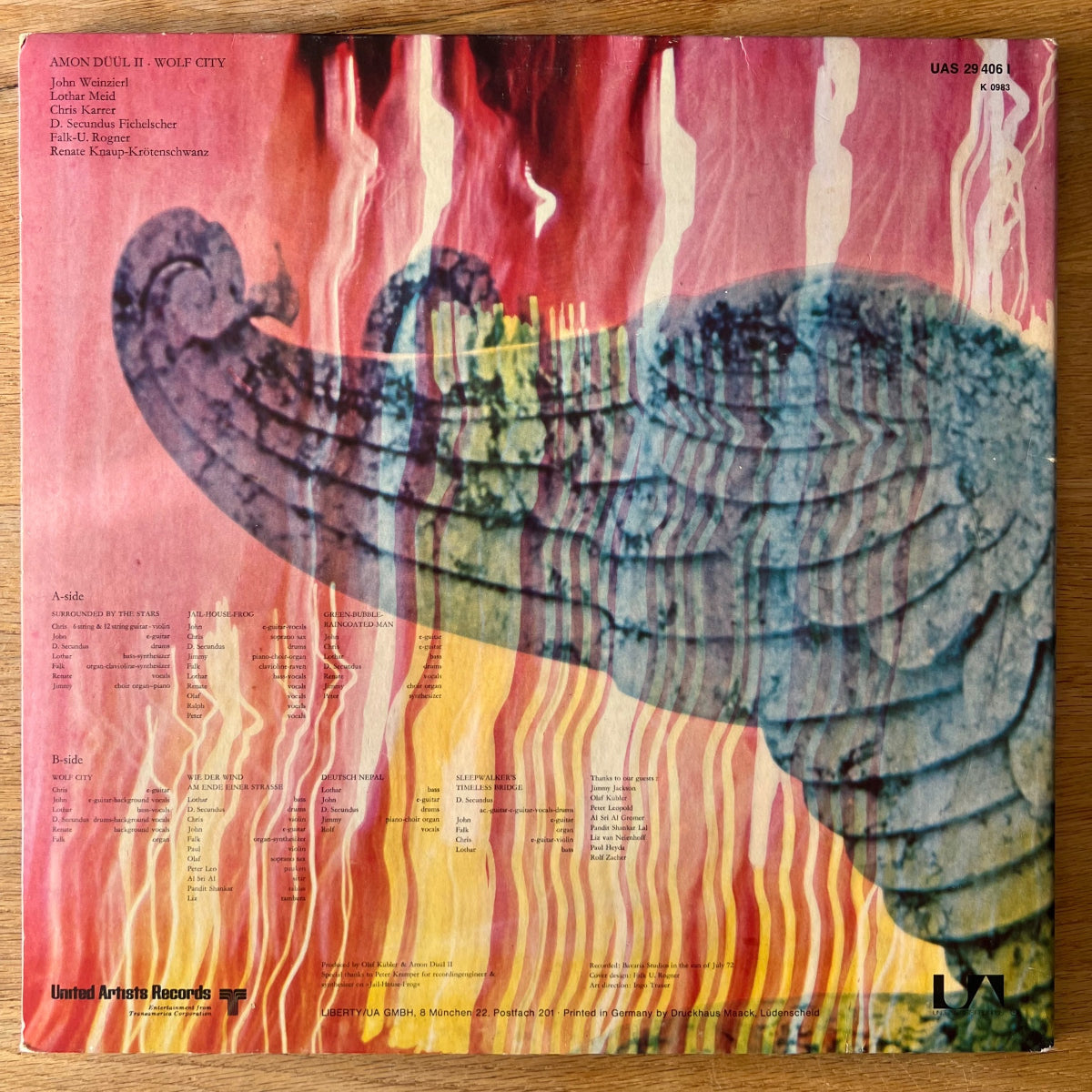 Amon Düül II - Wolf City / 1. D-Press. 1972 - (M-/M-)
