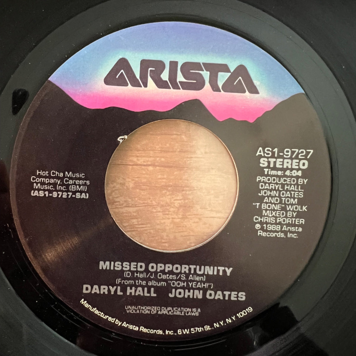 Daryl Hall & John Oates - Missed Opportunity / 1. US-Press. 1988 - (M-/M-)