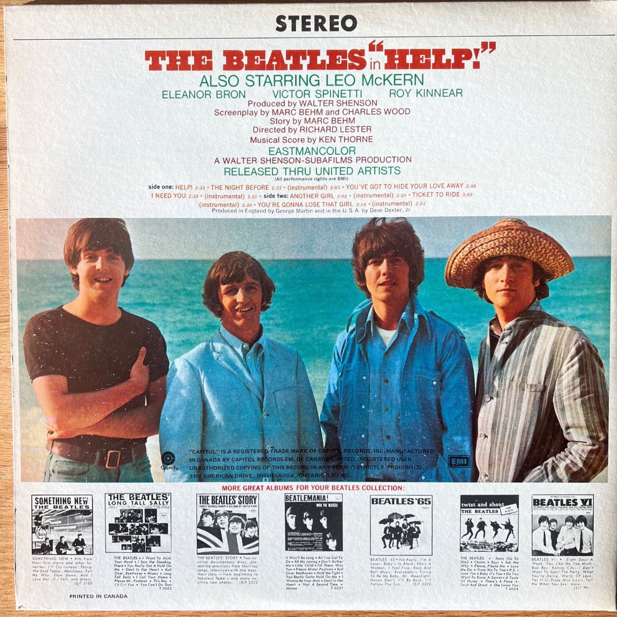 Beatles - Help (Soundtrack) / Canada Press. 1978 - (M-/M-)