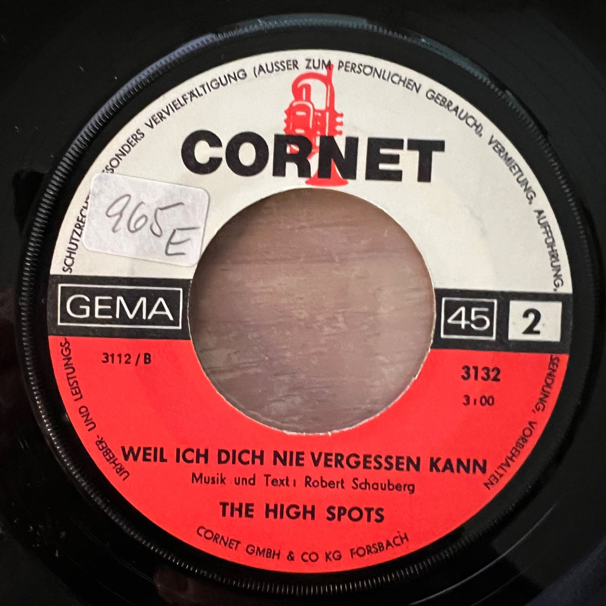 High Spots - Weine Nicht Kleine Eva / 1. D-Press.1970 - (VG/VG)