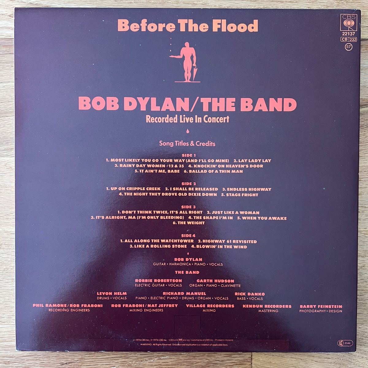 Bob Dylan - The Band / 2 LP - NL Press. 1982 - (M-/VG++)