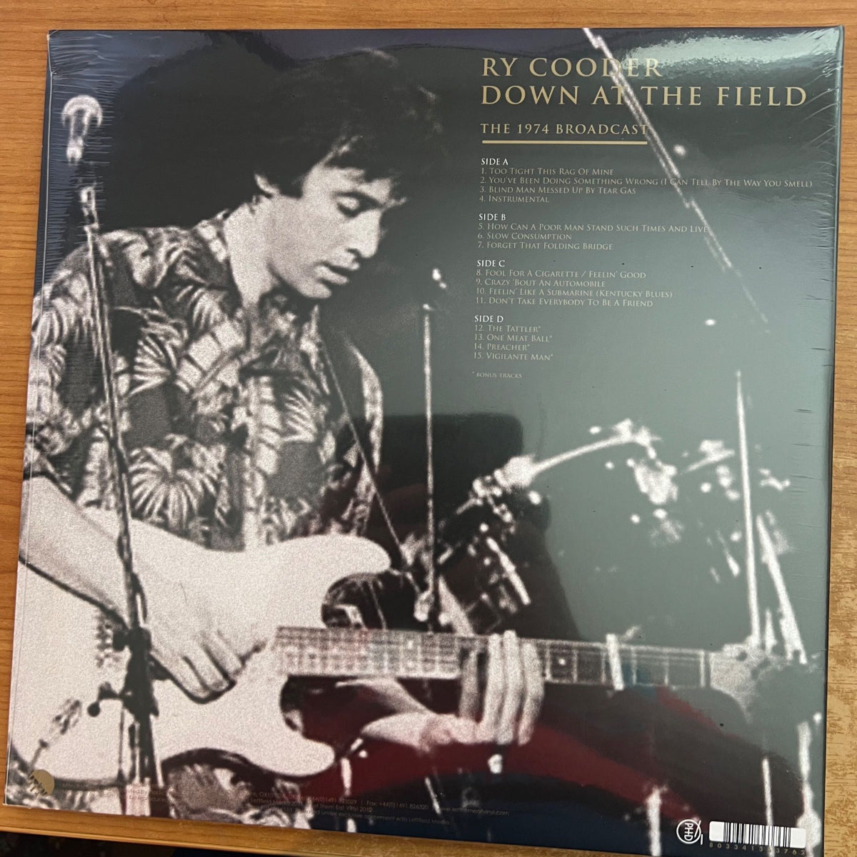 Ry Cooder - Down At The Field 1974 Broadcast / 2 LP - (Mint & Sealed)