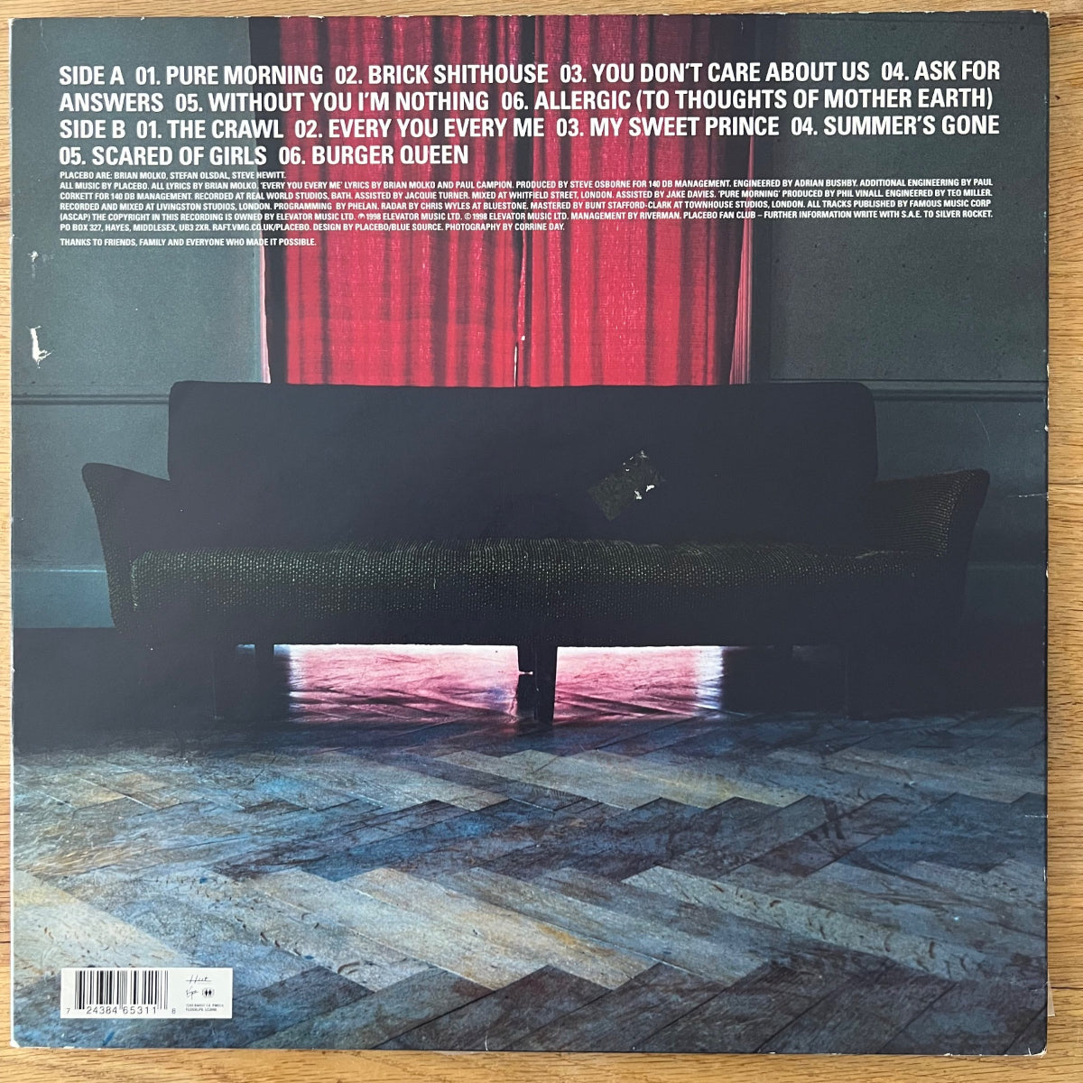 Placebo - Without You I'm Nothing / 1. EU-Press. 1998 - (M-/M-)