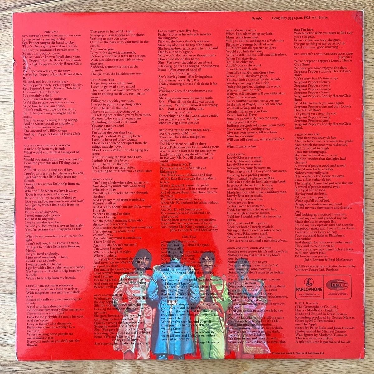 Beatles - Sgt. Pepper's Lonely.. / 1st UK Stereo Pres. 1967 - (M-/VG++)