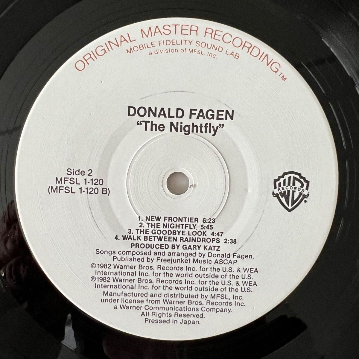 Donald Fagen - The Nightfly / Audiophile MFSL-Press. 1983 - (M-/