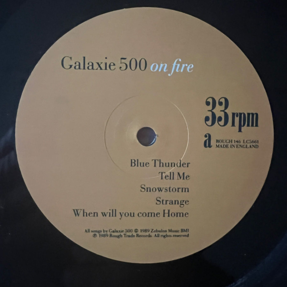 Galaxie 500 - On Fire / 1. UK-Press. 1989 - TOP