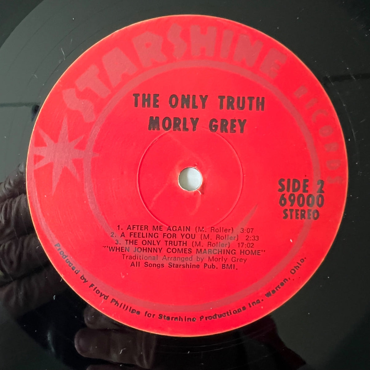 Morley Gray - The Only Truth / 1.US Press. 1972 incl. poster - (M-/M-)