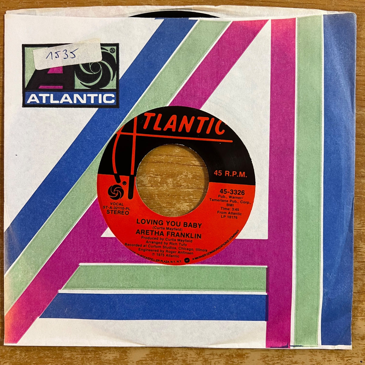 Aretha Franklin - Something He Can Feel / 1. US-Press. 1975 (M-/VG+)