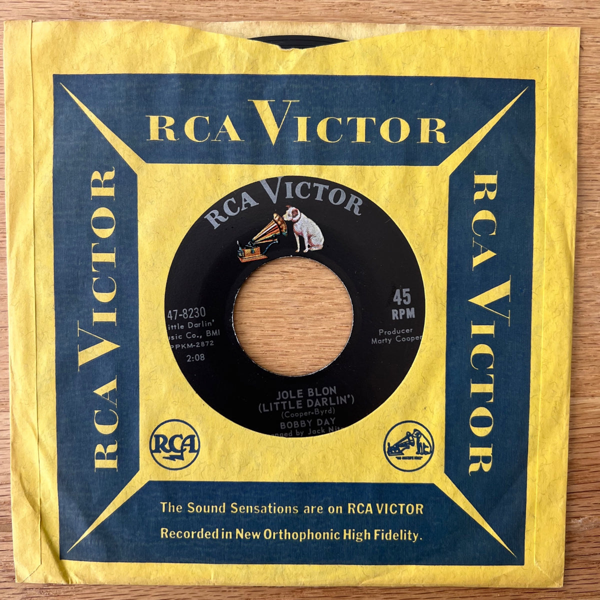 Bobby Day - Down On My Knees / 1. US-Press. 1963 - (M-/VG+)