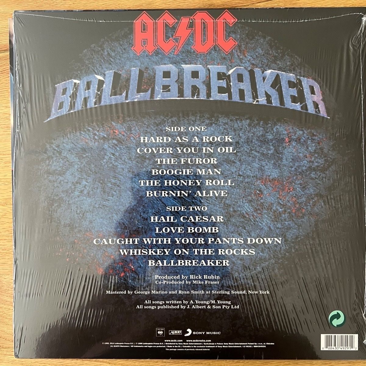 AC/DC - Ballbreaker / EU-Press. 2014 - (Mint/Mint)