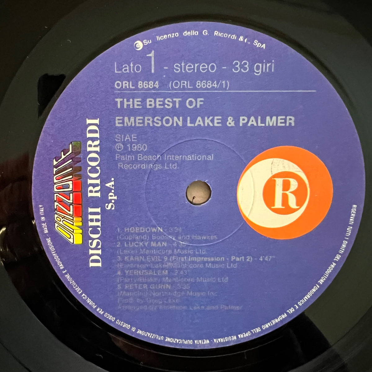 Emerson Lake & Palmer - Best Of / Italy-Press. RE - (M-/M-)
