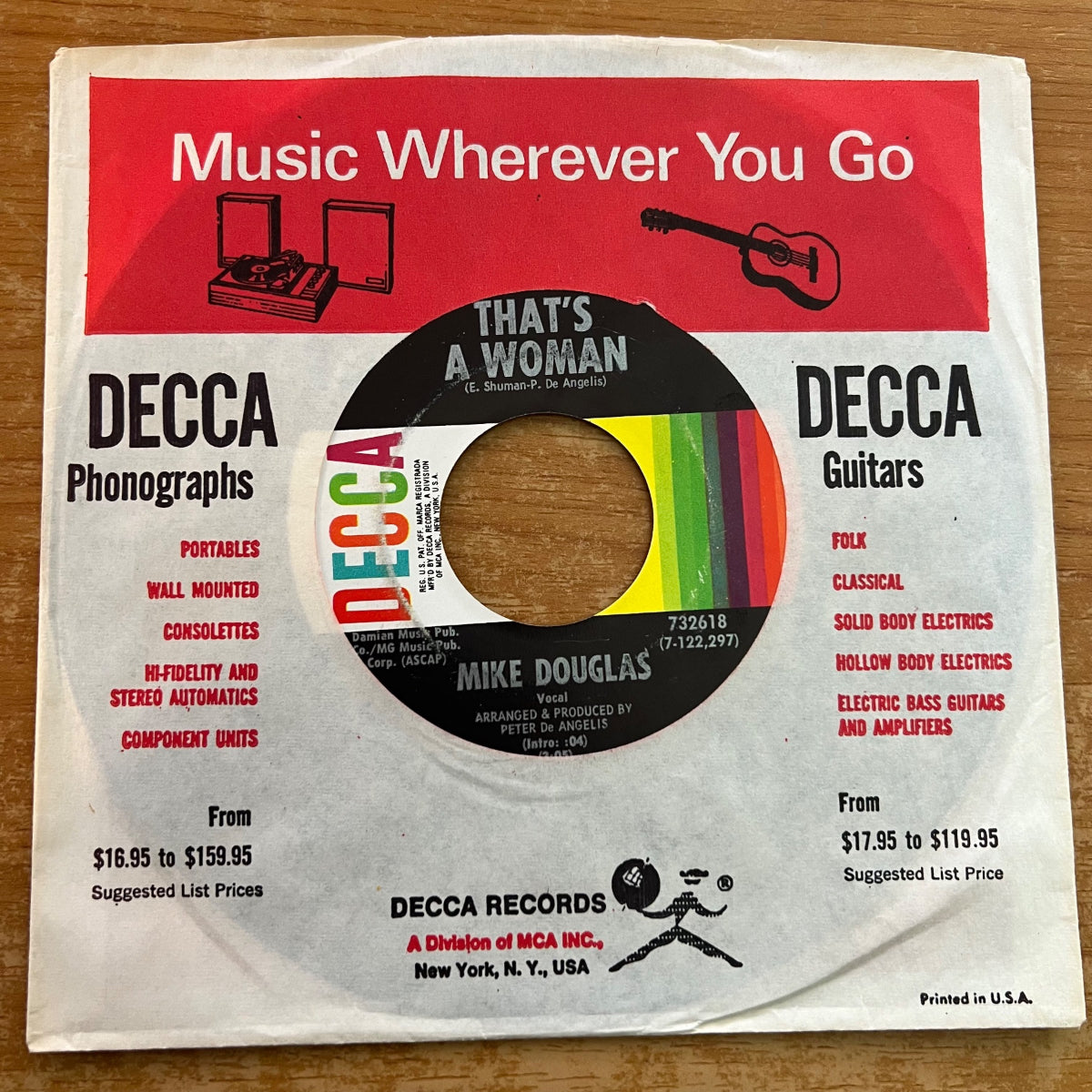 Mike Douglas - That's A Woman / 1. US-Press. 196? - (VG++/VG+)