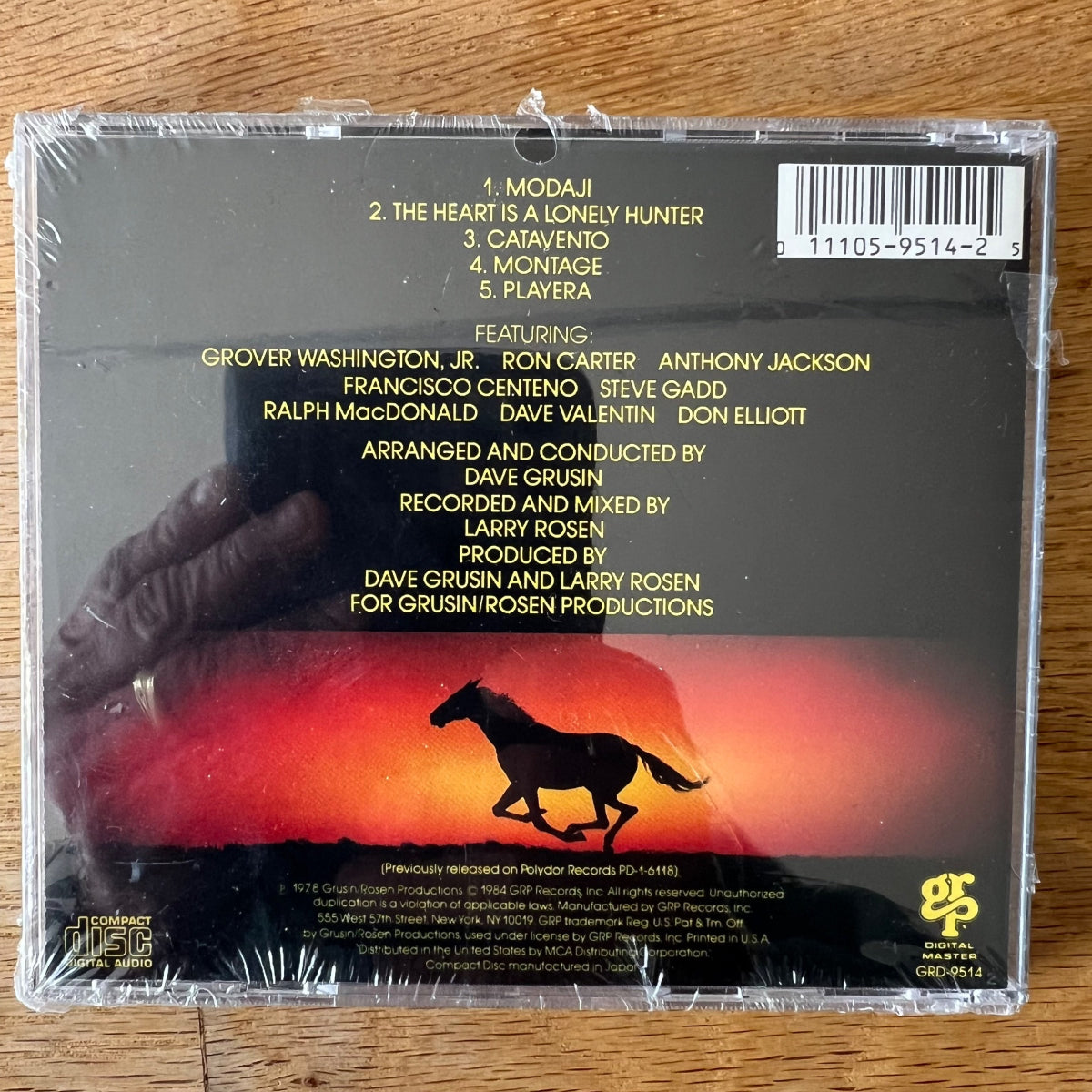 Dave Grusin - One Of A Kind / CD - 1. US-Press. 1985 - (MINT & Sealed)