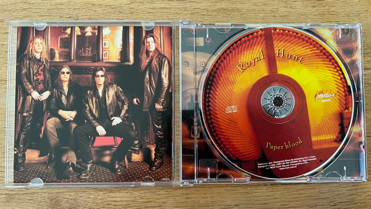 Royal Hunt - Paper Blood / CD - 1. Brasil-Press. 2006 - (M-/M-)