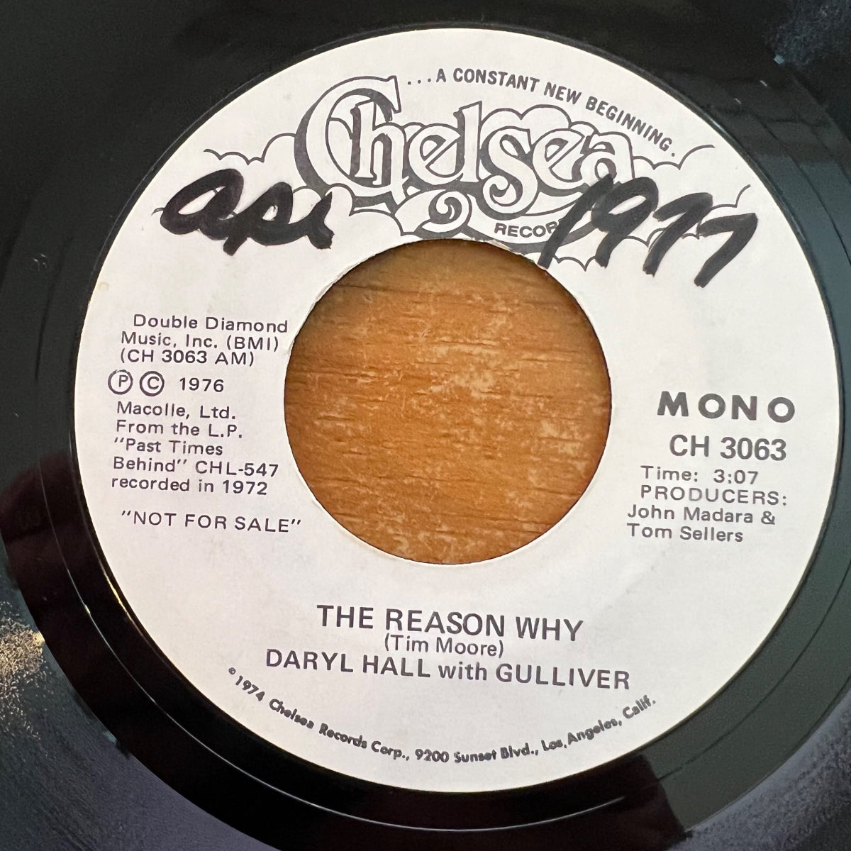 Daryl Hall with Gulliver - The Rason Why / US-Promo 1976 - (VG++/Neutral)
