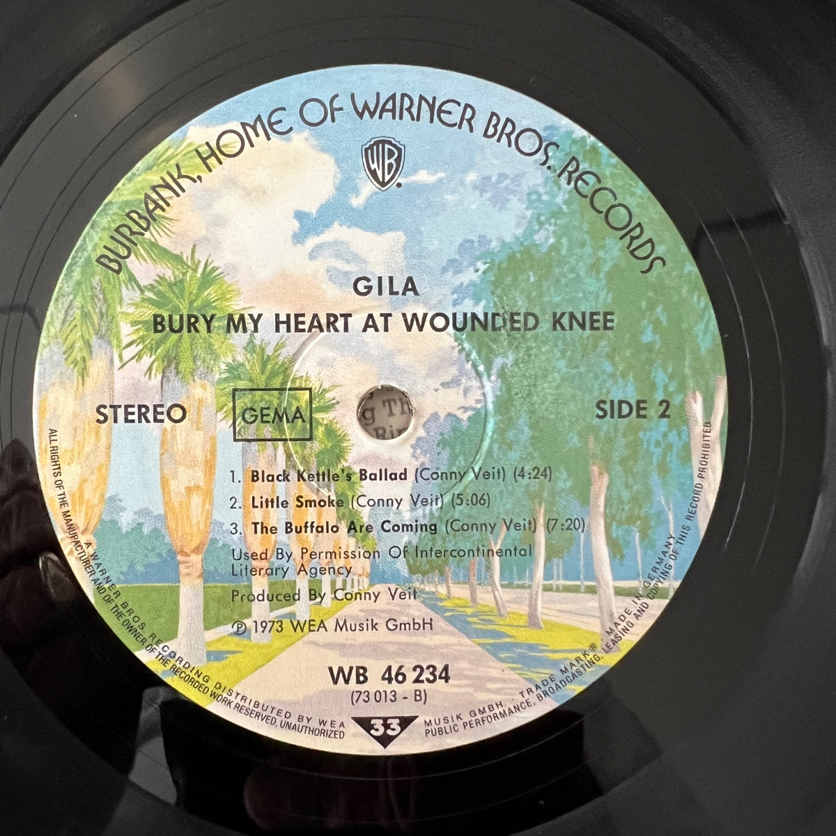 Gila - Bury My Heart At Wounded Knee / 1. D-Press. 1973 - (M-/VG++)