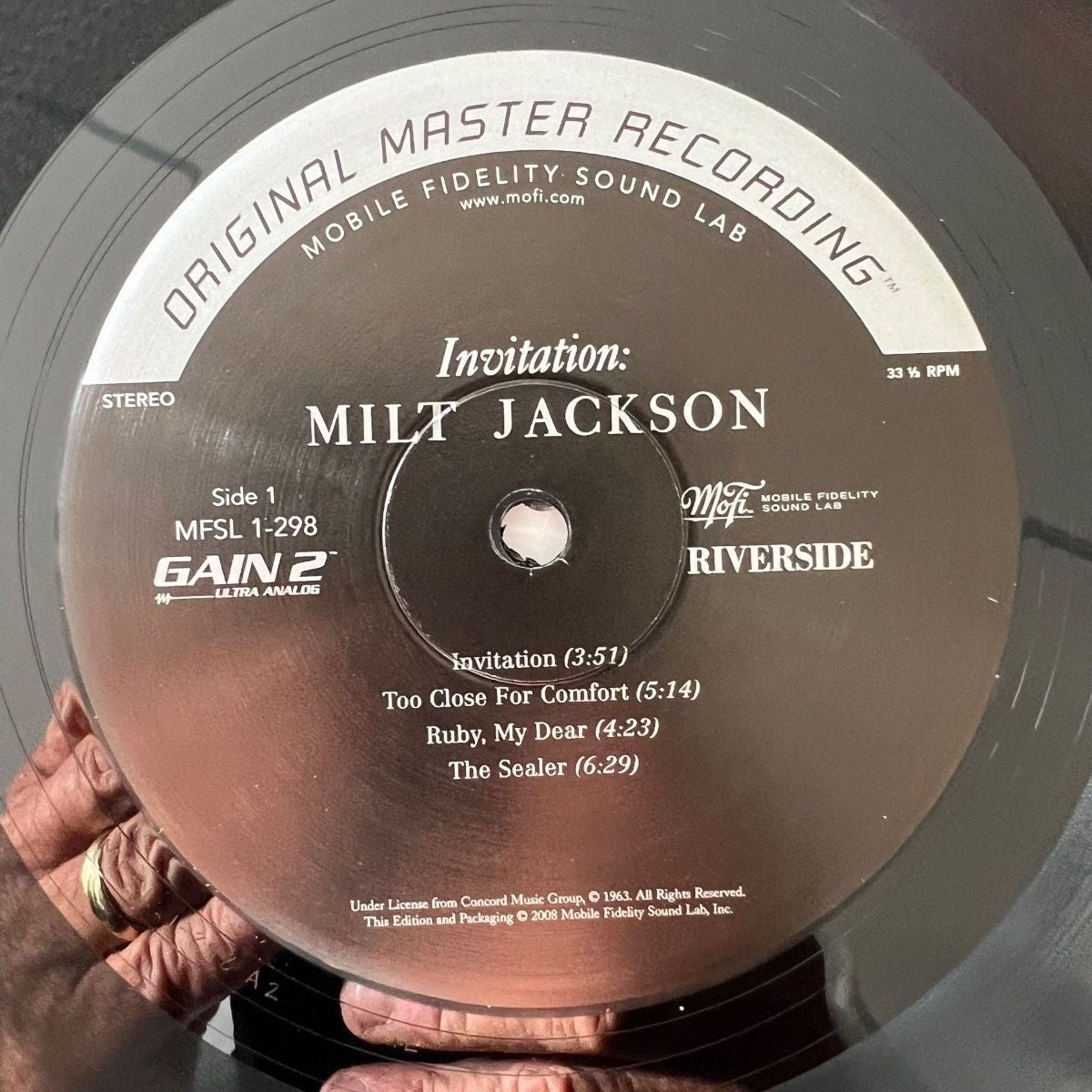 Milt Jackson Sextet - Invitation // Audiophile MFSL 2009 - (M-/M-)