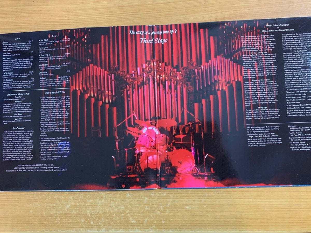 Boston - Third Stage / 1. D-Press. 1986 - (M-/M-)