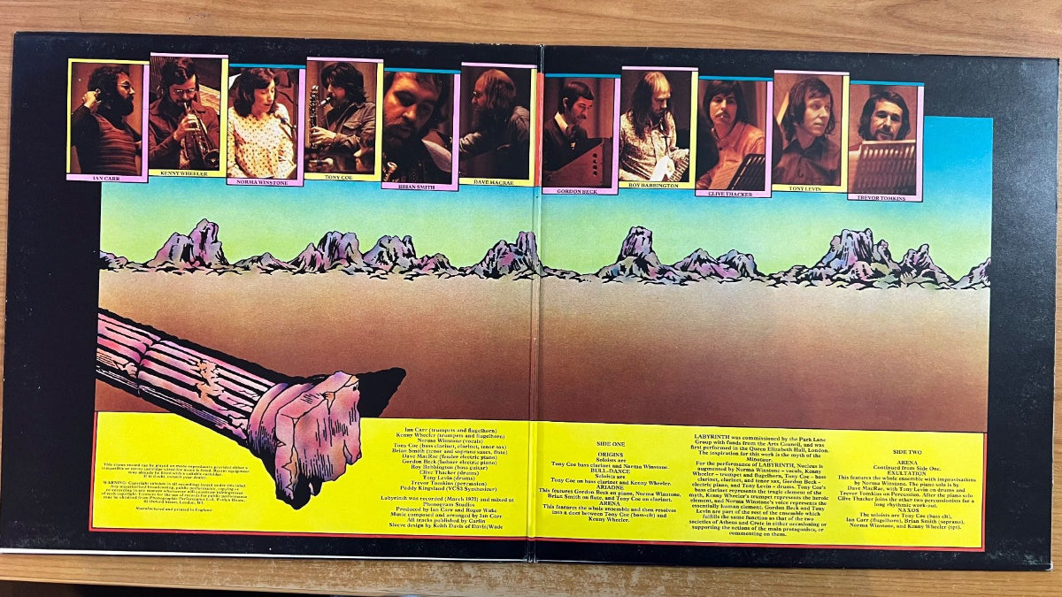 Ian Carr with Nucleus - Labyrinth / 1. UK Press. 1973 - (VG++/VG+)