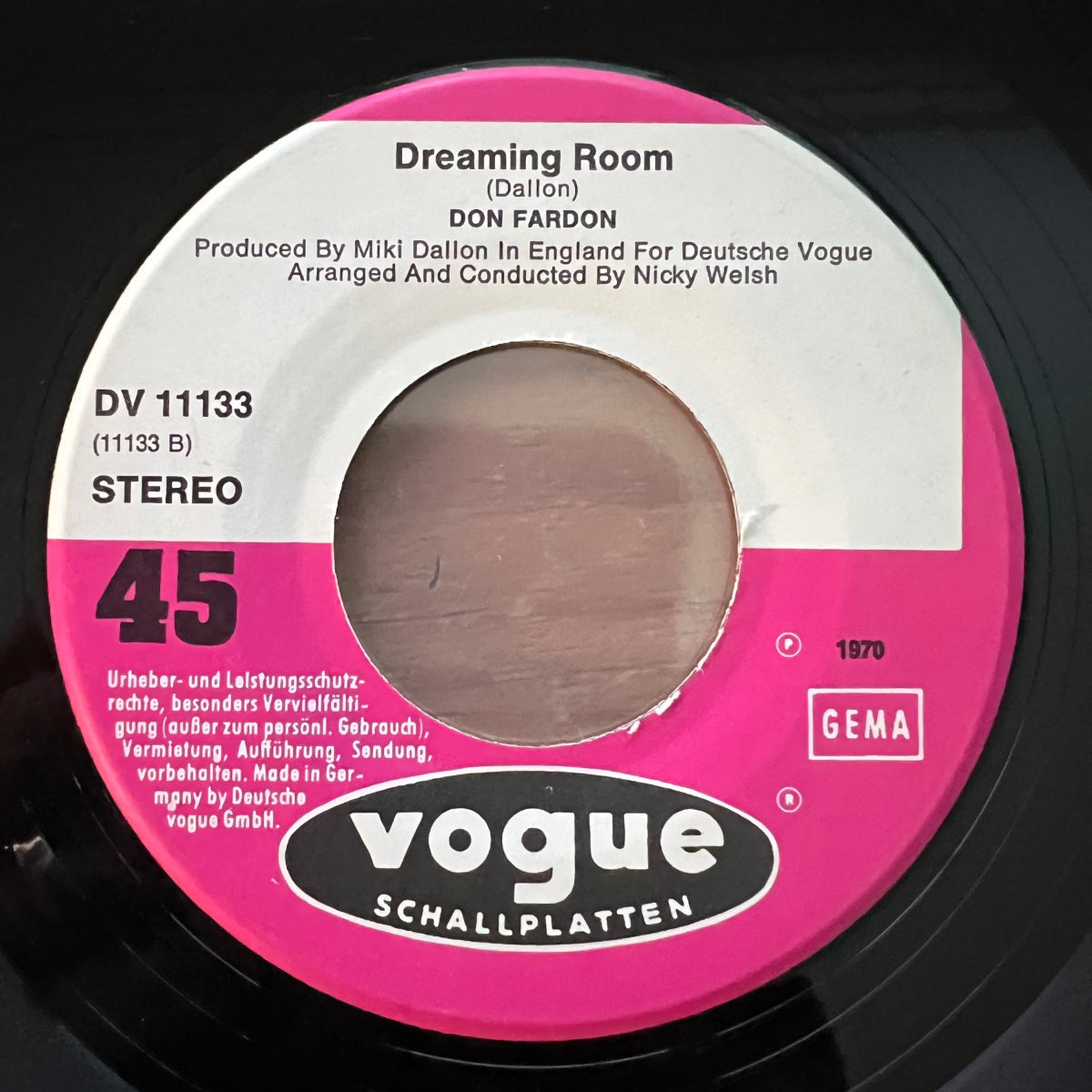 Don Fardon - Indian Reservation / 1. D-Press. 1970 - (M-/VG++)