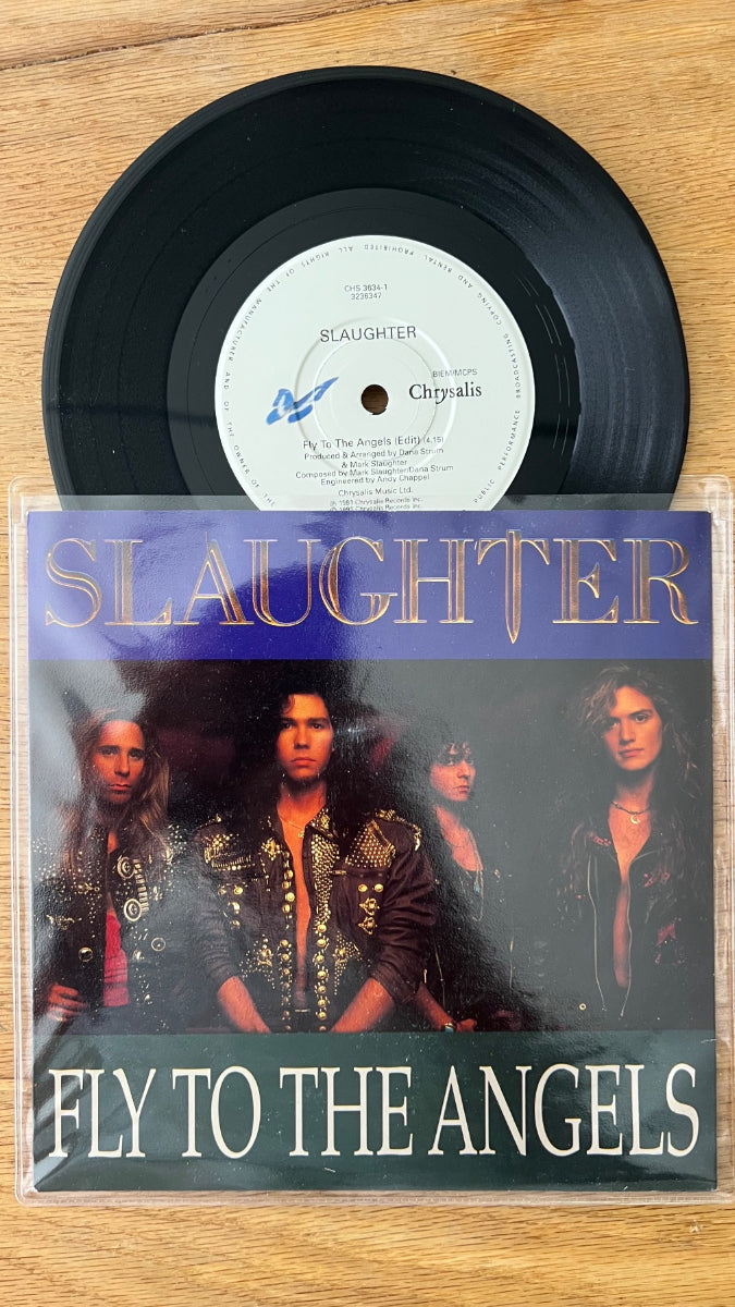 Slaughter - Fly To The Angles / 1. UK-Press. 1991 - (M-/M-)
