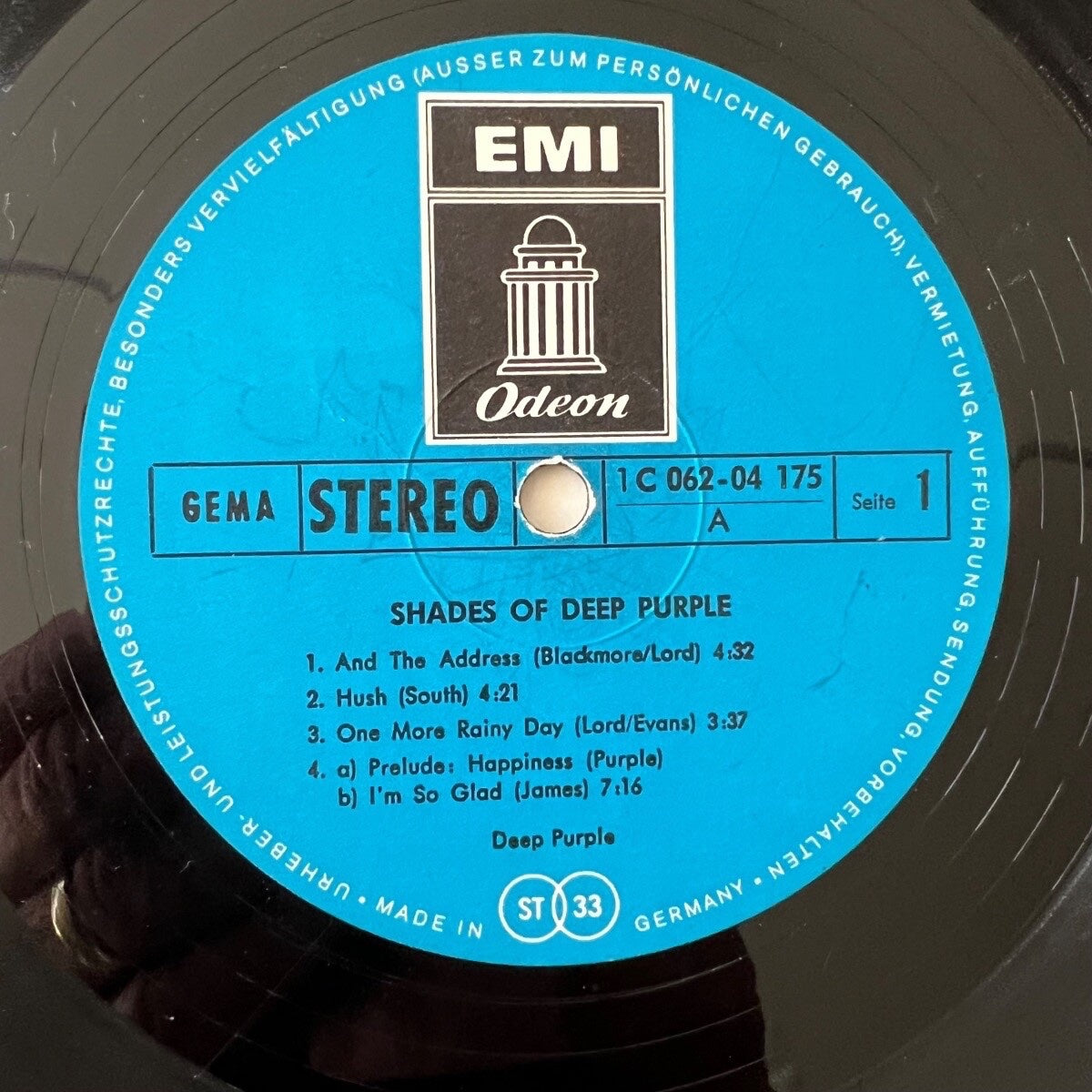 Deep Purple - Shades Of Deep Purple / 2. D-Press. 1969 - (VG /VG+)
