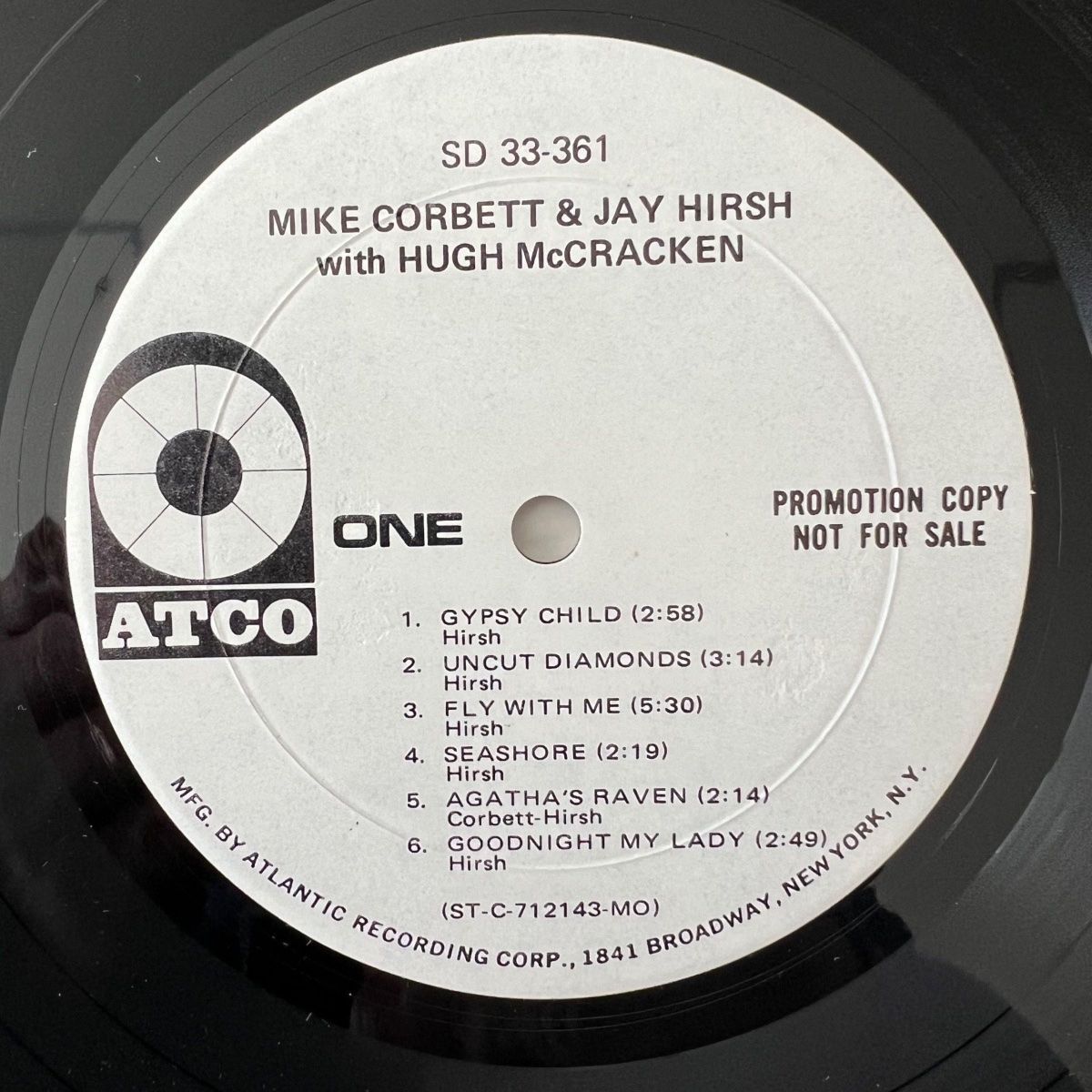 Mike Corbett & Jay Hirsch - Same / US-Press. 1971 - Promo - (M-/VG+)
