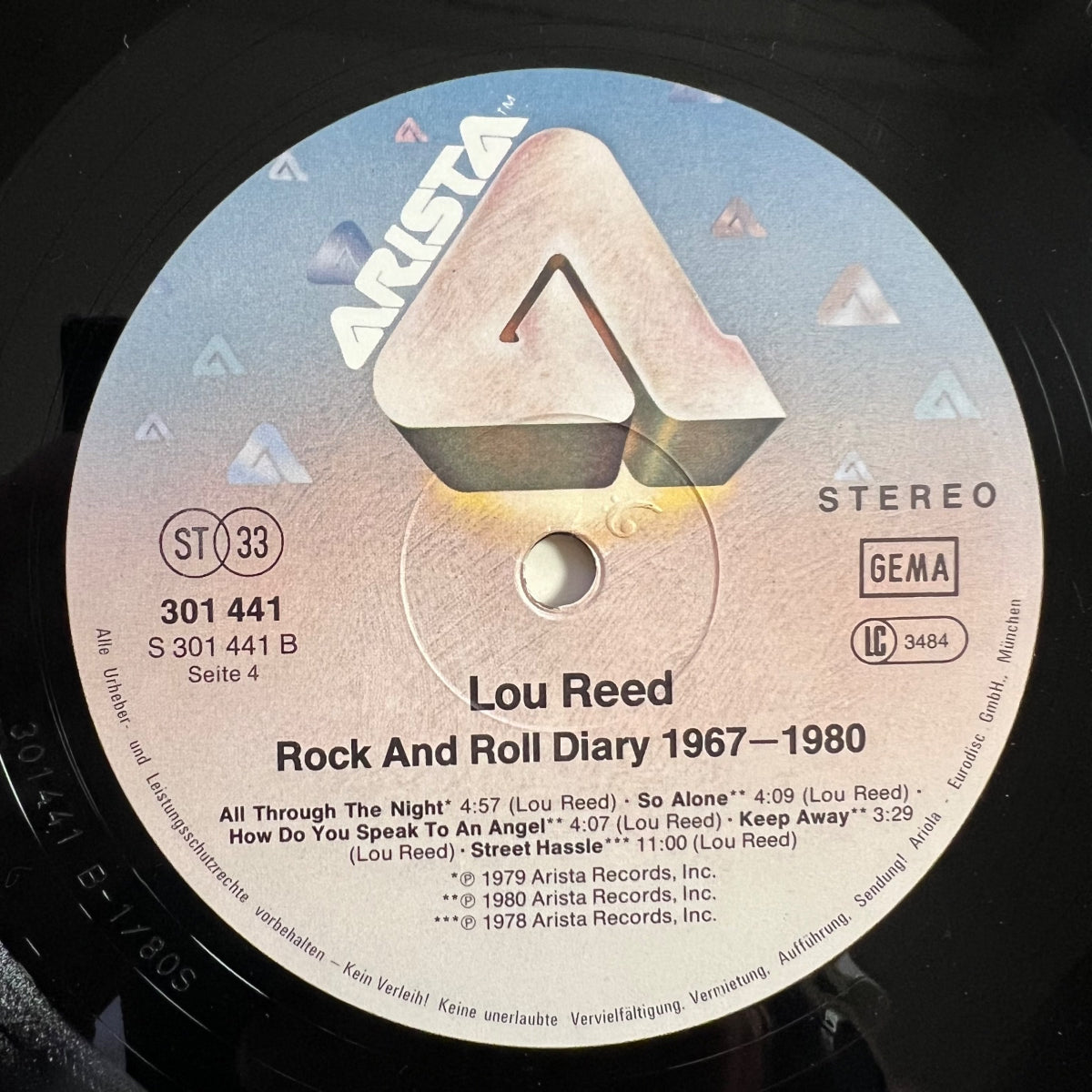 Lou Reed - Rock And Roll Diary 1967-80 / 2 LP - 1. D-Press. 1980 - (M-/VG++)