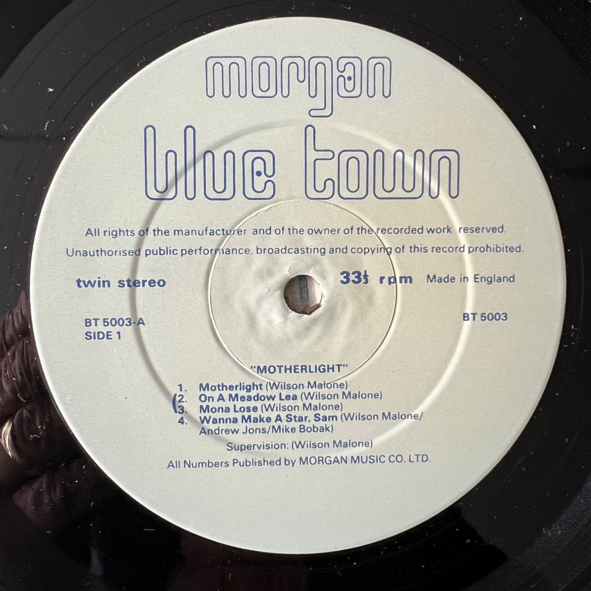Bobak, Jons, Malone - Motherlight / UK Press. 1987 - (M-/VG++)