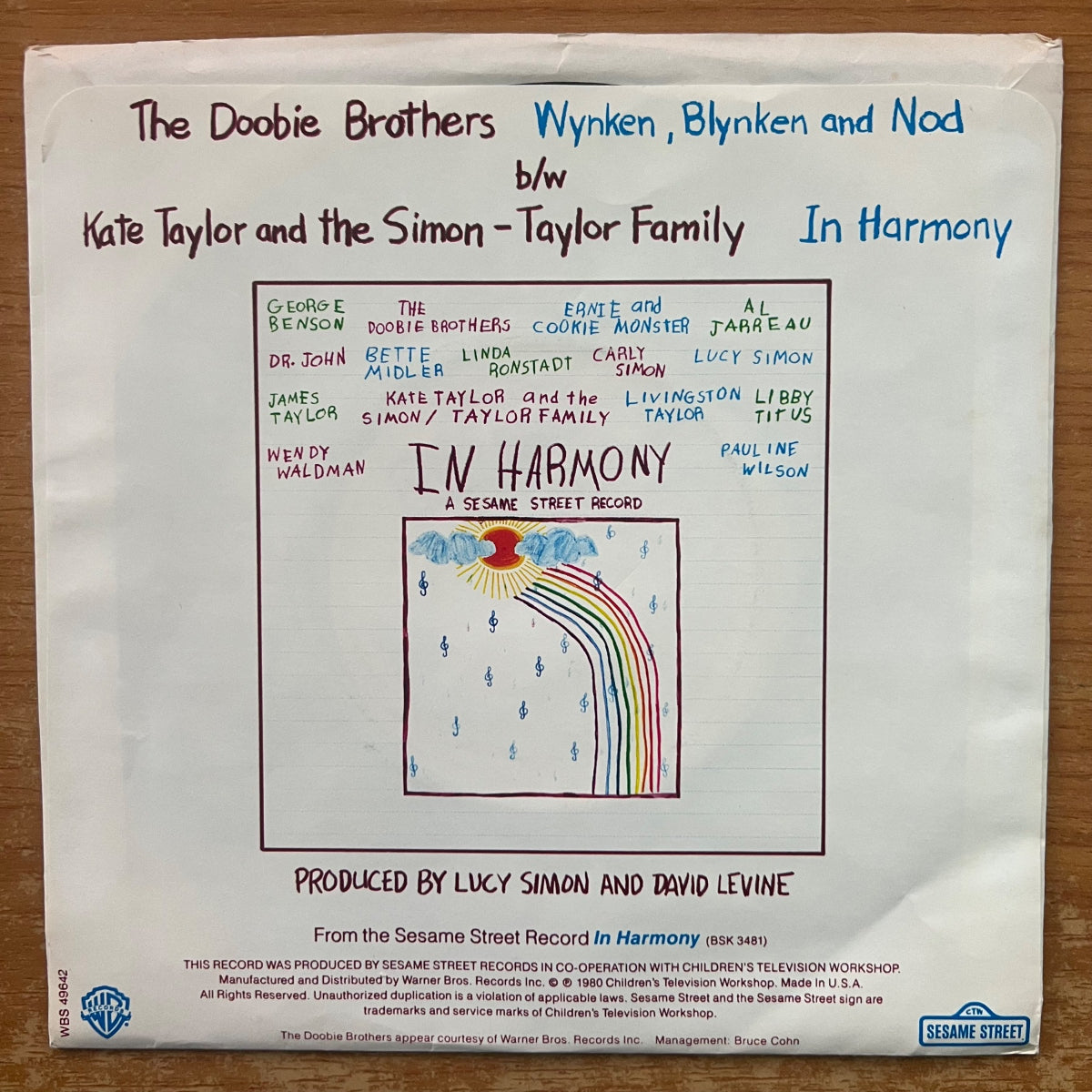 Doobie Brothers, Kate Taylor - Winked, Blinken And Nod /1. US->Press. 1980 - (VG++/VG++)