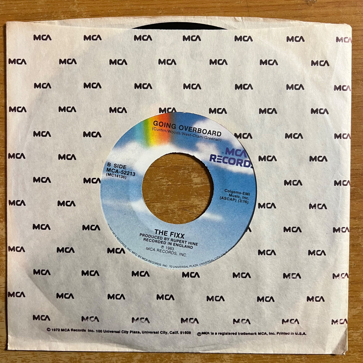 Fixx - Saved By Zero / 1st US Press. 1983 - (M-/VG++)