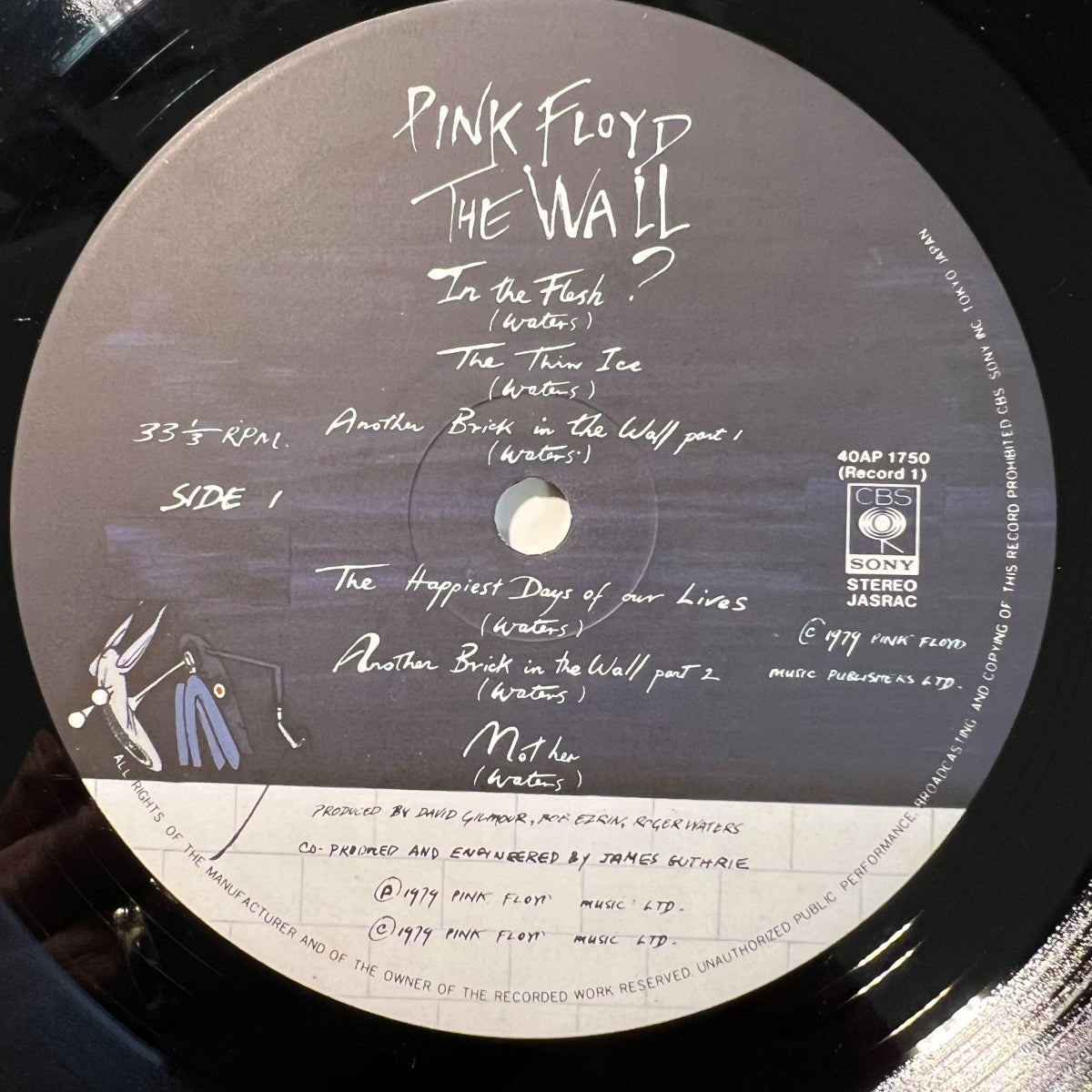 Pink Floyd - The Wall / 1. Japan-Press. incl. Poster - (M-/M-)
