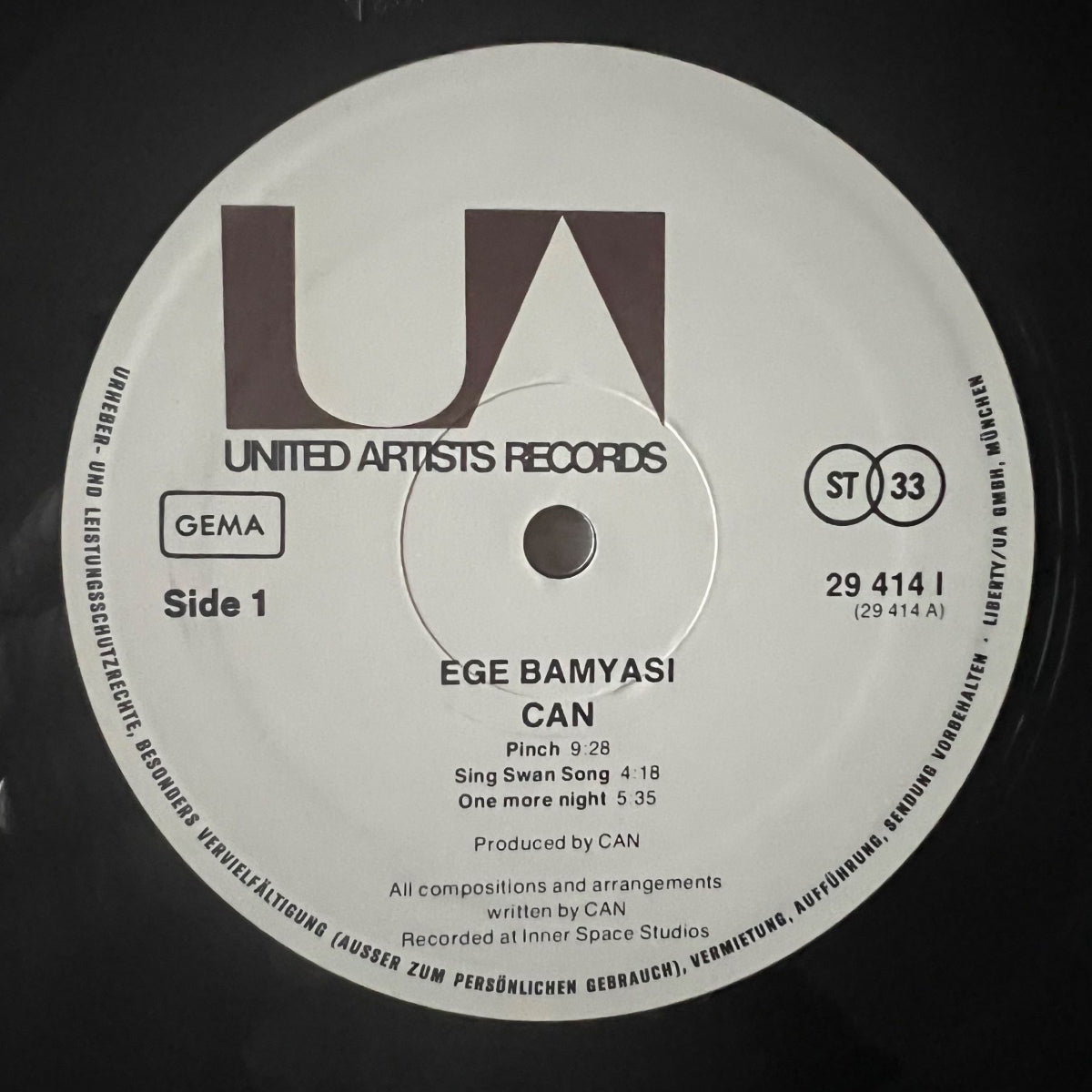 Can - Ege Bamyasi / 1. D-Press. 1972 - (M-/VG+)