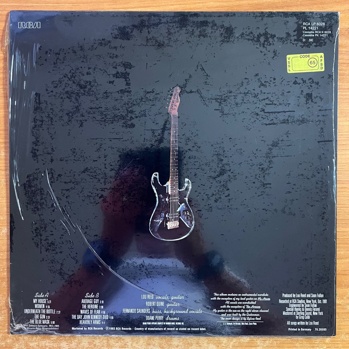 Lou Reed - The Blue Mask / 1. D-Press. 1982 - (Mint & Sealed)